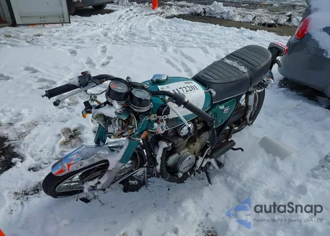 1972 Honda Cb350 z USA, uszkodzony, nr VIN 00000CB3503087675